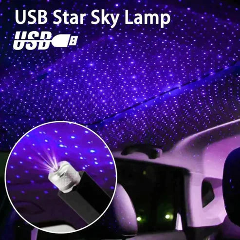 Romantic LED Starry Sky Car Roof Projection USB Portable Light