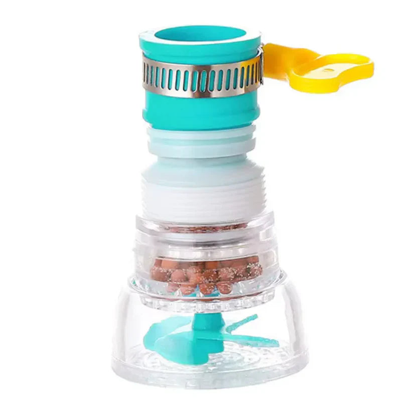 360° Adjustable Kitchen Shower Fan Faucet With Clip