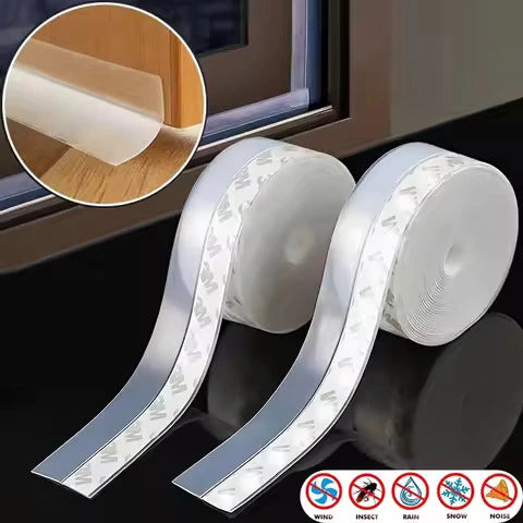 5 Meter Silicone Door Draft Stopper & Window Seal Strip