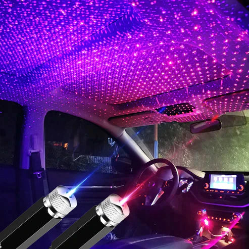 Romantic LED Starry Sky Car Roof Projection USB Portable Light