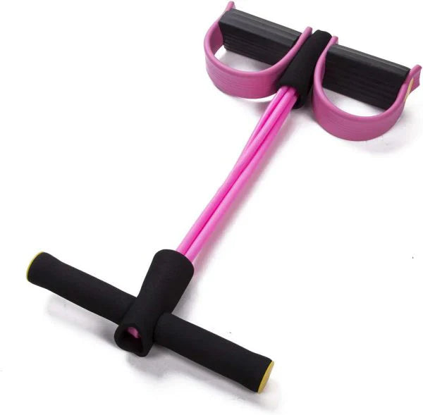 Pedal Resistance Band Tummy Trimmer - (Random Colors)