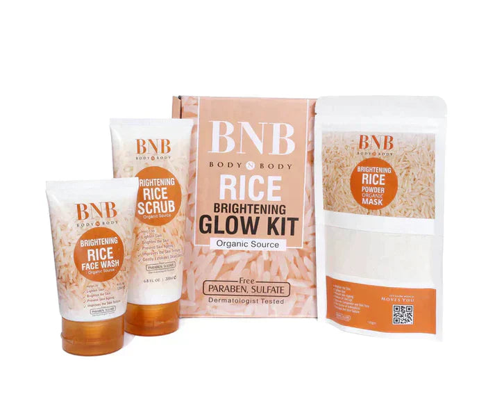 BNB Rice Extract Bright & Glow Kit-💯 Original