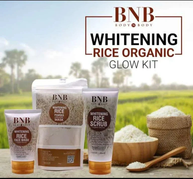 BNB Rice Extract Bright & Glow Kit-💯 Original